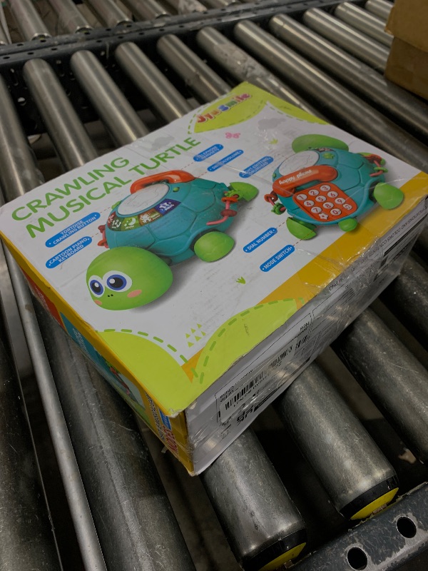 Photo 1 of Baby Toys 6 to 12 Months, Musical Turtle Crawling Infant Toys, Early Learning Educational Toy with Light & Sound, Christmas Birthday Gifts for Boy Girl 7 8 9 10 11 Month 0-1 Year Old