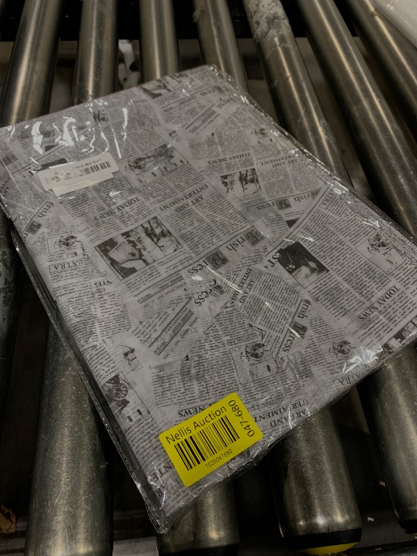 Photo 1 of 100 Sheet Vintage Newspaper Tissue Paper, Black 20x14in Old Newsprint Gift Wrapping Paper Retro Kraft Magazine Art Craft Newsprint Tissue for Valentine's Day Wedding Birthday Party Decor Gift Crafts