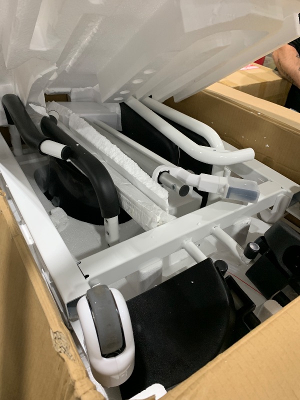 Photo 1 of Hurchen Electric Patient Lift Transfer Chair, Portable Transfer Lift Wheelchair for Home Lift Transfer Chair Transfer Lift Chair with Bedpan, Transfer Chairs for Seniors Disabled