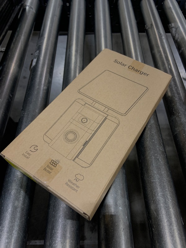 Photo 1 of NANW Doorbell Solar Charger Compatible with Ring Video Doorbell (2nd - 2020 Release), Efficient Wireless Battery Solar Panel, Adjustable Mounting Bracket Accessories for Doorbell Camera