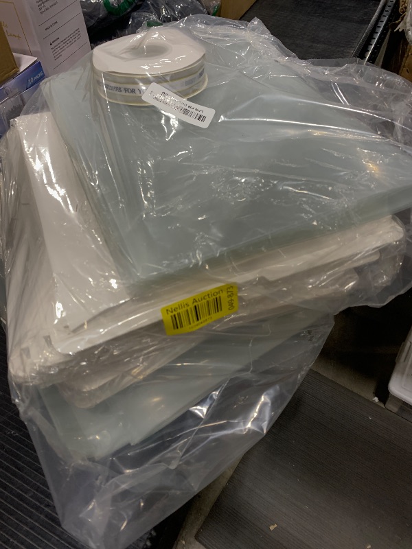 Photo 1 of 10x10x12Inch Clear Cake Box 8Pcs Tall Cake Box Clear Cake Boxes Treat Boxes Cake Transport Container Tall Cake Carrier Cake Carriers for Transport Clear Gift Box Display Case cajas para pasteles White
