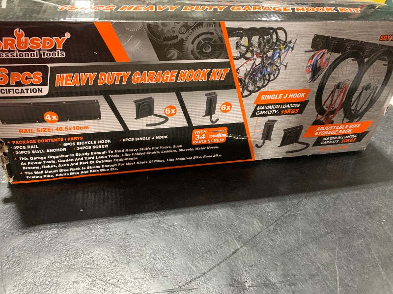 Photo 1 of 16 peices heavy duty garage hook kit 