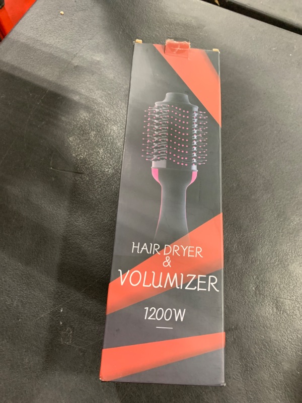 Photo 1 of Hair Dryer Brush Blow Dryer in One Upgraded 4 in 1 Hair Dryer and Styler Volumizer with Negative Ion Anti-frizz Ceramic Titanium Barrel Hot Air Brush Hair Straightener Brush