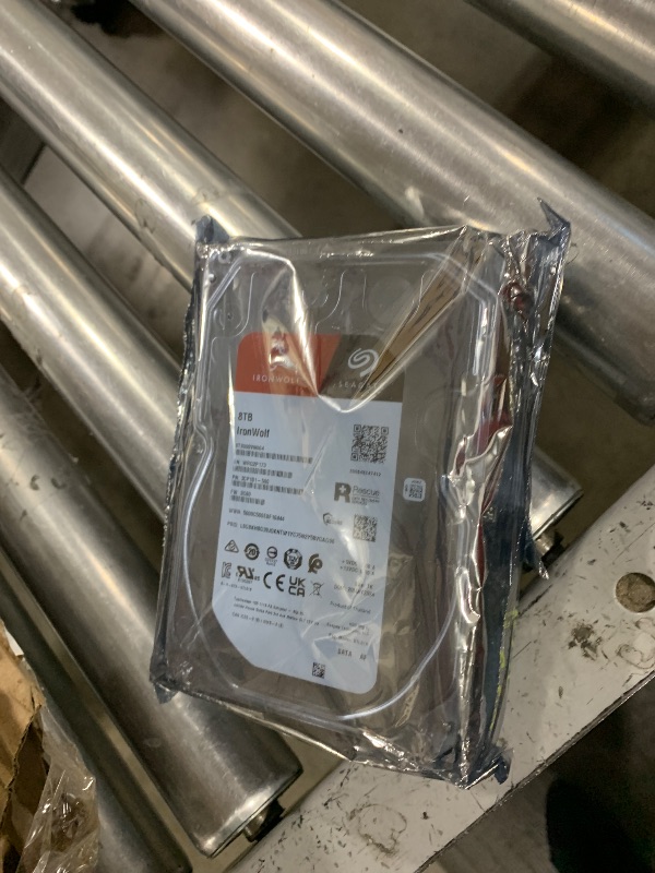 Photo 1 of Seagate IronWolf 8TB NAS Internal Hard Drive HDD – 3.5 Inch SATA 6Gb/s 7200 RPM 256MB Cache for RAID Network Attached Storage – Frustration Free Packaging (ST8000VNZ04/N004)