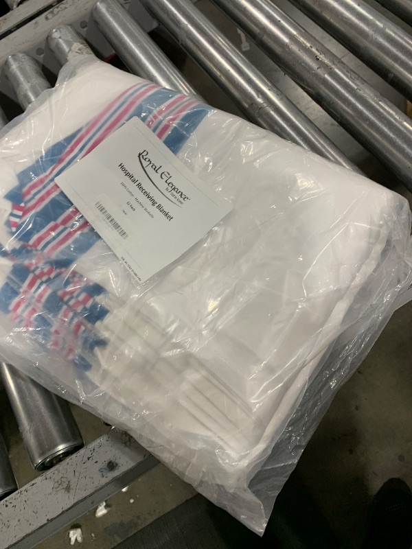 Photo 1 of Elaine Karen Flannel Unisex Hospital Receiving Nursing Blankets - 100% Cotton, Unisex, Newborn Swaddle Wrap Baby Blanket Throw, Soft, Warm, Cozy, Infant for Crib, Stroller, 30x40 (12 Pack)