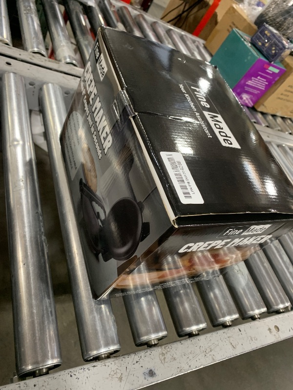 Photo 1 of FineMade Compact Roti Maker, 8'' Electric Tortilla Maker Machine, Maquina Para Hacer Tortillas, Electric Tortilla Press, Prensa Para Tortillas, Crepe Maker, Recipe Included, Black