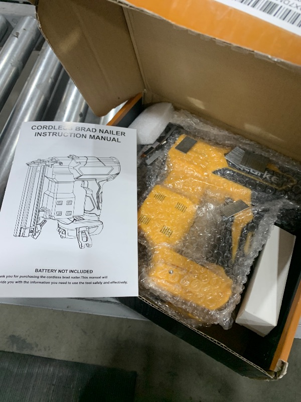 Photo 1 of 18GA Cordless Brad Nailer for Dewalt 20V Battery: Brushless Electric Nail Gun with 1000 Nials - 2 Mode 18 Gauge Nail Gun 20v Tool,5/8 to 1-1/4 Inch for Upholstery Woodworking Carpentry(Tool Only)