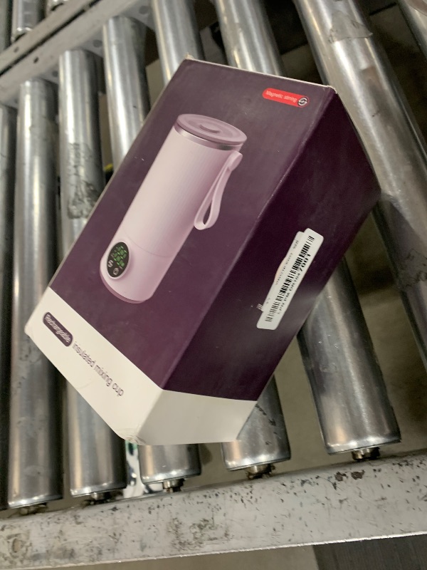 Photo 1 of Travel Portable Electric Kettle, 400ML Portable Water Boiler Heated Travel Mug 4 Temperature Control USB Charging Small Water Boiler for Tea Coffee Milk (US Plug AC 100-240V)