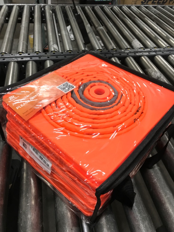 Photo 1 of RoadHero 28 Inch 4 Pack Collapsible Traffic Safety Cones, Multi Purpose Pop-up Cones with Reflective Collar for Road Safety, Orange Cones for Driving Training, Parking Lots