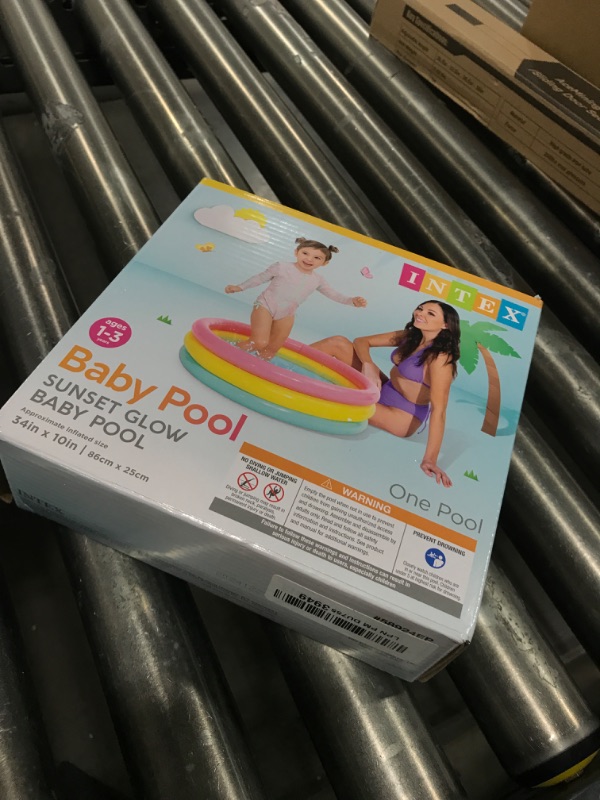 Photo 1 of Intex Sunset Glow Baby Pool (34 in x 10 in)