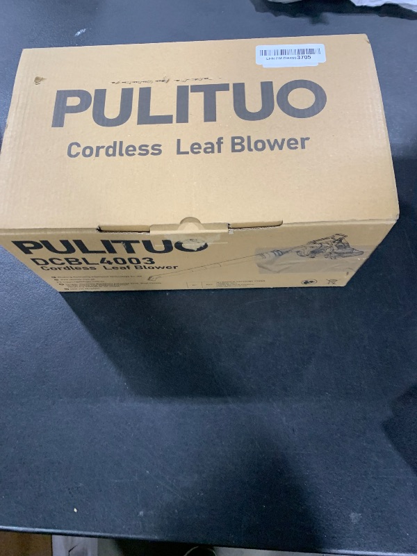 Photo 1 of Leaf Blower Cordless with Battery and Charger, 20V Electric Cordless Blower 120MPH Small Leaf Blower, Lightweight Battery Blower Yard Tools Grass Blowers for Lawn Care Patio Backyard Leaves and Dust