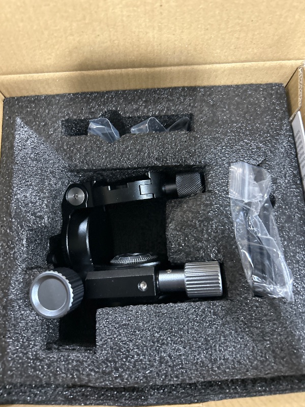 Photo 2 of VERTECFOTO Geared Tripod Head : Provide Smooth Fine Tune & Quick Coarse on Pan&Tilt, Wobble Free; Perfect Choice for a Camera & Spotting Scope, Full CNC Made, Max Load11lb; Arca Type QR Plate