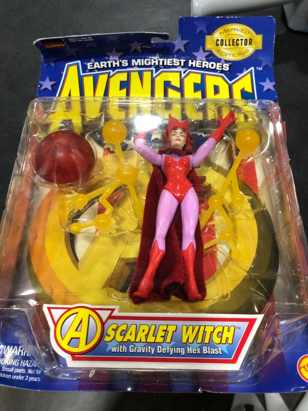 Photo 2 of Marvel Collectors editions Avengers-Earth's Mightiest Heroes- Complete set of 4 figures including Loki, The Mighty Thor, Scarlet Witch and Heroes Reborn Iron Man