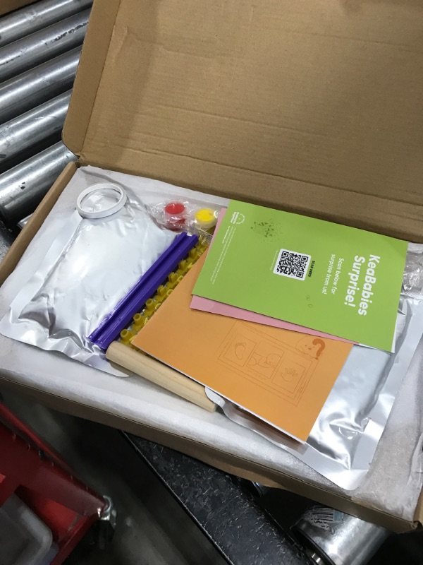 Photo 1 of Baby Hand and Footprint Kit - Clay Handprint Keepsake Frame, Newborn Nursery Picture Frame, Personalized New Mom Gifts for Baby Shower & Registry (Alpine White)