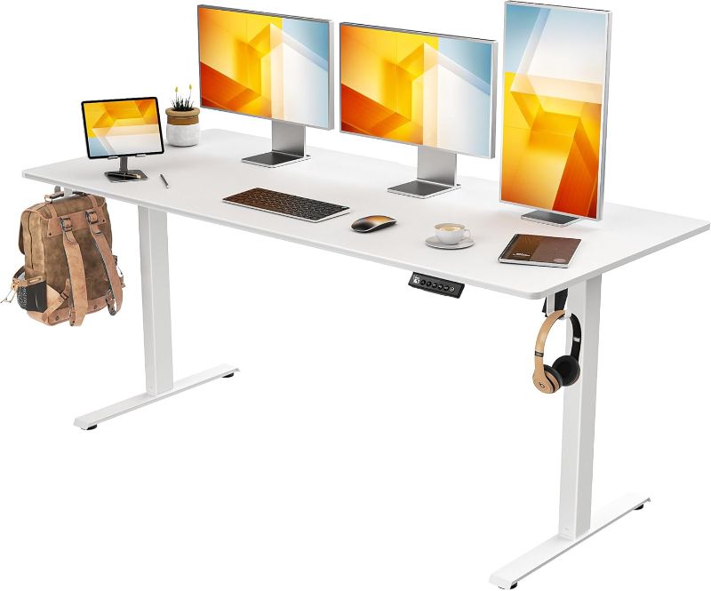 Photo 1 of VVVENACE 63INCH  Electric Standing Desk Adjustable Height 