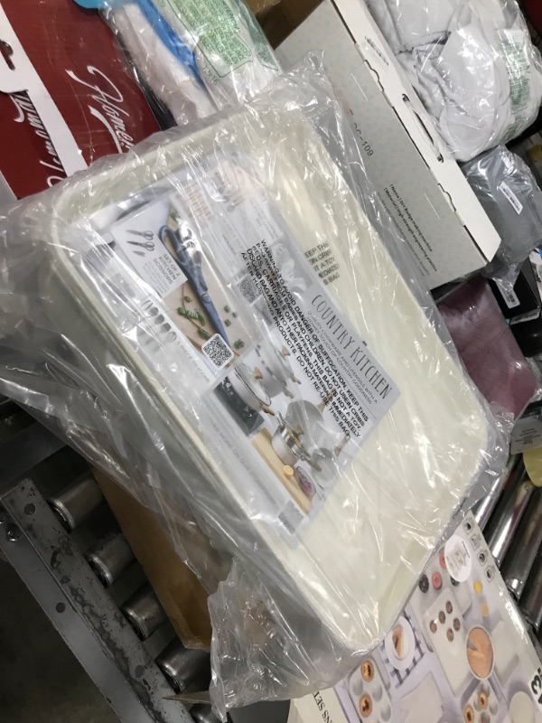 Photo 1 of Country Kitchen Nonstick Stackable Bakeware Set - Durable, Easy Release Baking Set, Cream, 13 Pcs