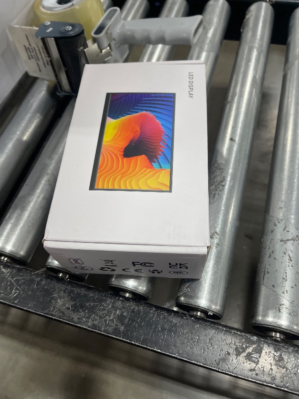 Photo 1 of 8 Inch Touchscreen Mini Monitor HD 800x480 Small Monitor LCD Display for PC Laptop Ras Pi, with HDMI Ports, Built-in Speakers and Stand