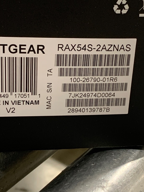 Photo 3 of NETGEAR Nighthawk 6-Stream Dual-Band WiFi 6 Router (RAX54S) – Security Features, AX5400 Wireless Speed, Up to 5.4 Gbps, Covers up to 2,500 sq. ft., 25 Devices - 1-Year Armor Subscription Included