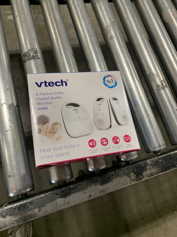 Photo 1 of VTech Upgraded Baby Monitor with Rechargeable Battery, Long Range, Crystal-Clear Sound, and Alerts