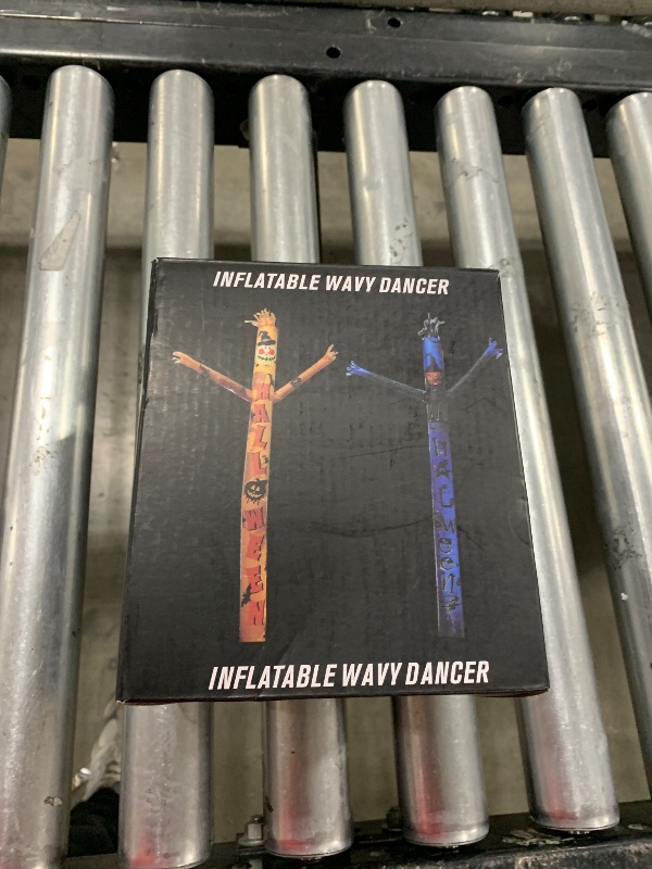 Photo 1 of 8 ft Inflatable Air Wacky Waving Tube Dancer with Blower for Thanksgiving Days Decorations Blow Up Inflate Luky for Daily Use Party Holiday Birthday & Christmas Yard Decor Oranments