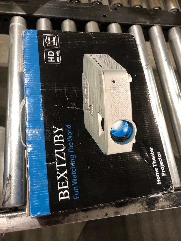 Photo 1 of Projector with Bluetooth, Native 1080P Full HD Projector with Speaker, 9500 Lumens Outdoor Portable Movie Mini Projector Compatible with Laptop, Smartphone, TV Stick, Xbox, Roku