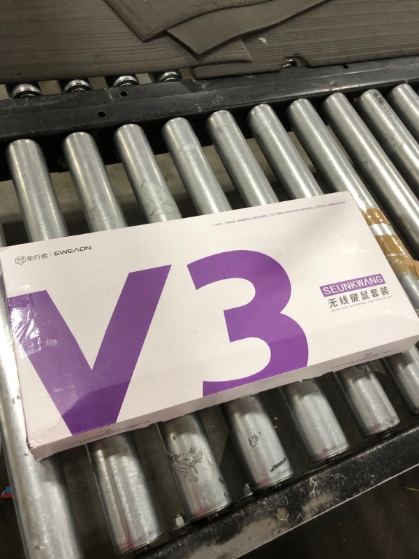 Photo 1 of EWEADN V3 Wireless Keyboard and Mouse with Single Backlit, Metal Panel, Bluetooth/2.4G Rechargeable Computer Keyboard and Mouse Combo Silent Lighted Full Size Cute Keyboards-Pink