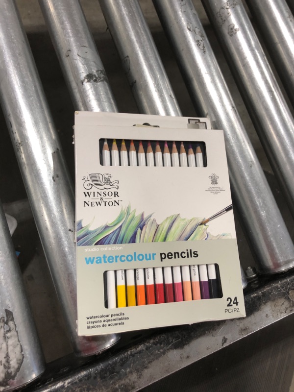 Photo 2 of Winsor & Newton Studio Collection Artist Pencils, Watercolor Pencils, Set of 24