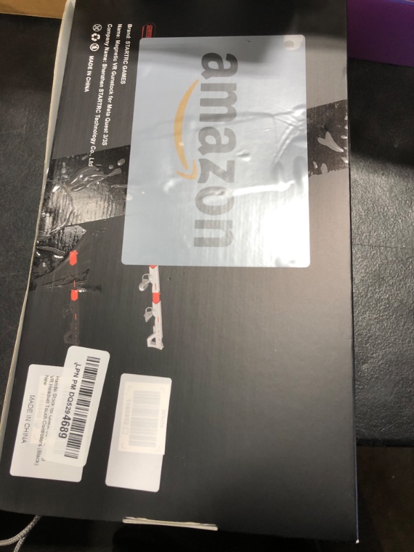 Photo 1 of AIJUNCT UPGRADED Gunstock for Meta Quest 3, Quest 3S, Rifle-Like or Dual-Pistol Handle VR Gun Stock Quest3 VR Games Accessories Connect to Touch Controller, Real Game Feeling (Black)