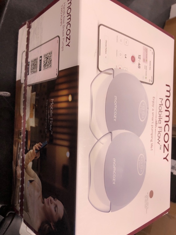 Photo 1 of Momcozy Breast Pump Hands Free Upgraded Mobile Flow | M9, App Discreet Control with Personalized Multi-Modes & 15 Levels, Wearable Breast Pump 24mm, 2 Pack Cozy Red