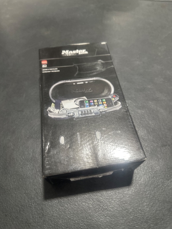 Photo 1 of Master Lock Portable Small Lock Box, Set Your Own Combination Lock Portable Safe, Personal Travel Safe, ?5900D, Gunmetal Grey