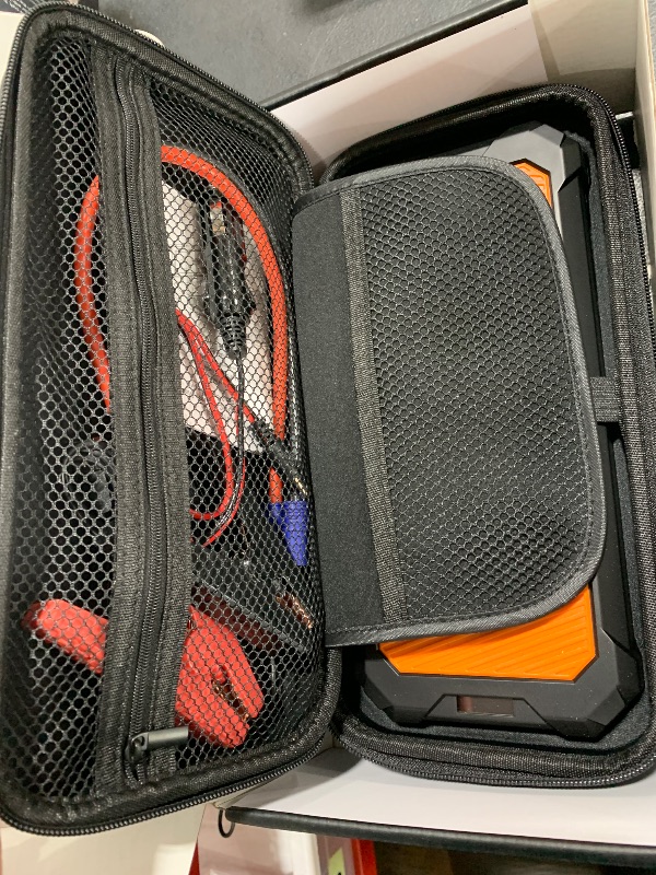 Photo 1 of Autowit Super Capacitor Jump Starter, 12V Batteryless Portable Jump Box, Jumper Cables for 8.0 Gas&4.0 Diesel Car, Portable Jump Starter for Car Battery, Bulit-in Supercapacitor, No Need Pre-Charge