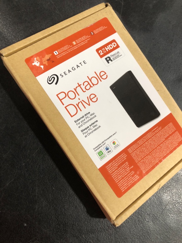 Photo 1 of Seagate Portable 2TB External Hard Drive HDD — USB 3.0 for PC, Mac, PlayStation, & Xbox -1-Year Rescue Service (STGX2000400)