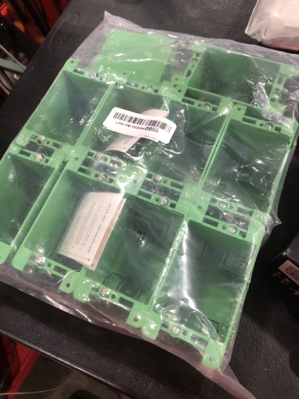 Photo 1 of Syunko Electrical Outlet Box, Single Gang Old Work Box, 14 Cubic inch Junction Box for Switch or Wall Outlet Installation, Green, Pack of 10