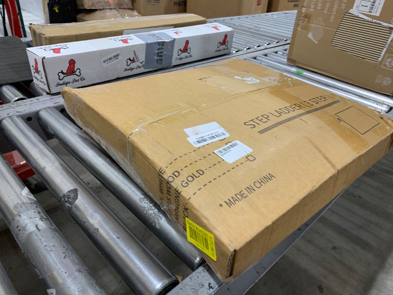 Photo 2 of Amoise Folding 2-Step Stool, Non-Slip Portable Footstool 8" & 17" Dual Heights, Holds 250 lbs, Portable Footstool for Kitchen Home Toilet Bedroom Office Bathroom RV(Yellow)