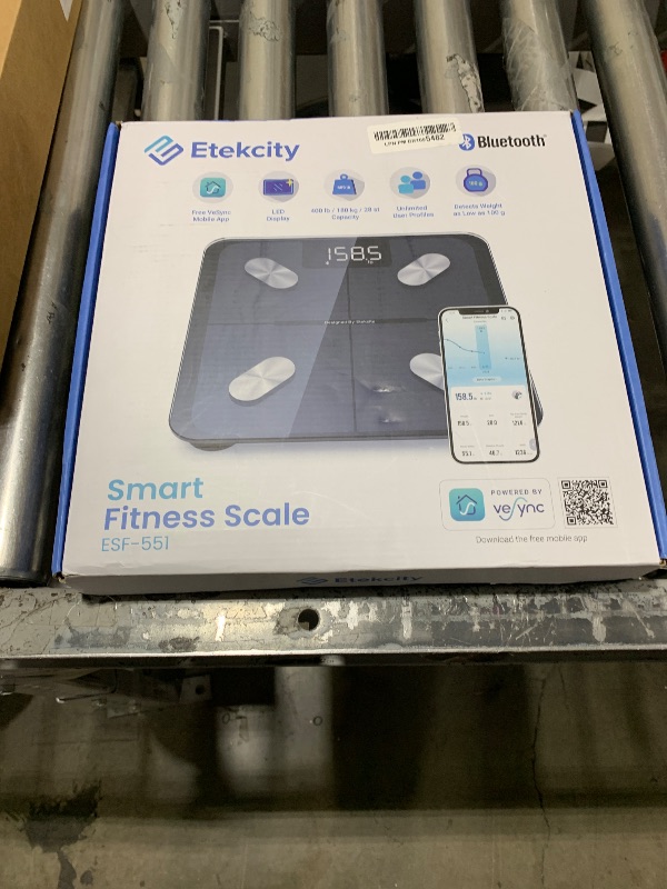Photo 1 of Etekcity Smart Scale for Body Weight FSA HSA Store Eligible, Bathroom Digital Weighing Scale with BMI, Body Fat, Muscle Mass, Accurate Bluetooth Home User Health Equipment Sync Apps