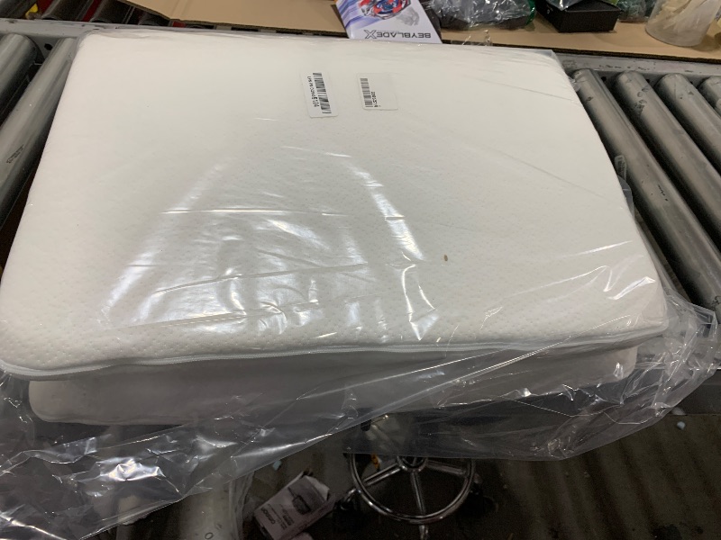 Photo 1 of NeoBorn Baby Bassinet Mattress Pad, 33" x 19" Dual Sided Comfort Gel Memory Foam Mattress with Removable Breathable Soft Tencel Cover Fit for Jimglo/ANGELBLISS 3 in 1/BabyBond/Cowiewie Baby Bassinet