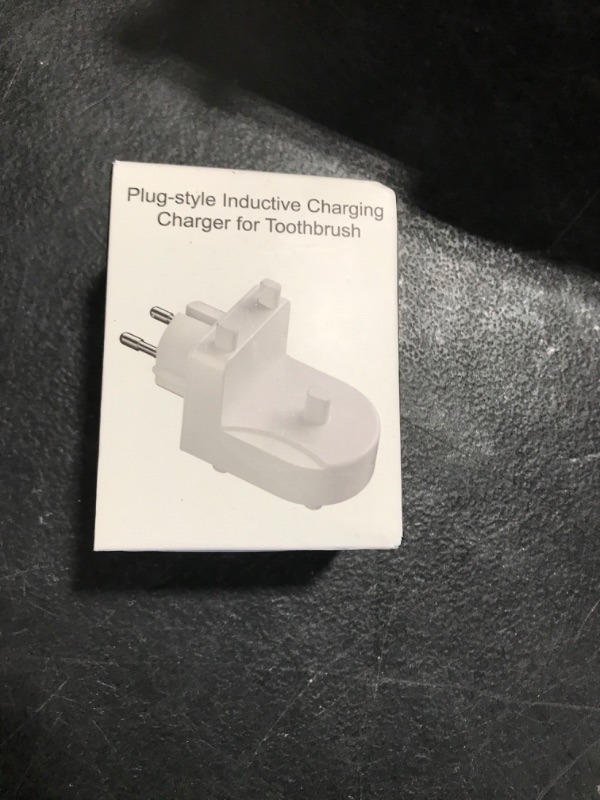 Photo 1 of Wall Charger for Oral-B Braun Electric Toothbrush, Wireless Electric Toothbrush Wall Charger for Oral-B and Braun Most Models (Excluding IO 7/8/9/10 and Pulsonic Series) (Black)