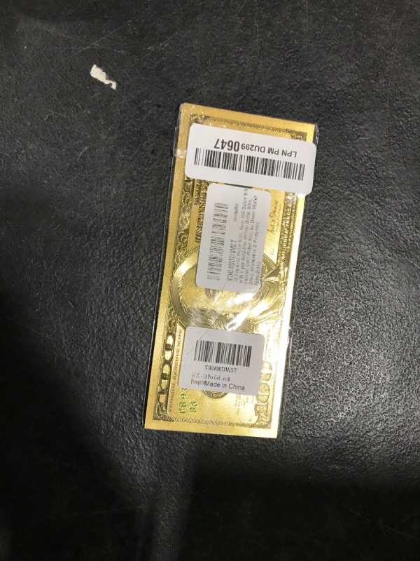 Photo 1 of 10 Pcs Gold Dollar Bills, 5pcs 100 Dollar Bills with 5 pcs Gold One Million Dollar Bills, Colored Gold Plated Bills for Decor Wallet Bring Abundance & Prosperity