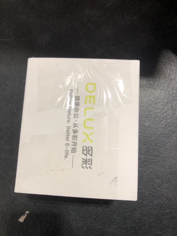 Photo 1 of DeLUX Wireless Vertical Mouse, Small Rechargeable Silent Ergonomic Mouse with BT 5.2 and USB Receiver, 6 Buttons and 4000 DPI, for Carpal Tunnel (M618mini-Black)