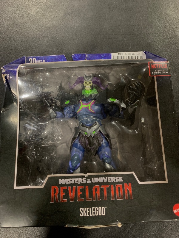 Photo 1 of Masters of the Universe Revelation Skelegod Action Figure 9-in MOTU Battle Figure, for Kids Age 6 and Older and Adult Collectors