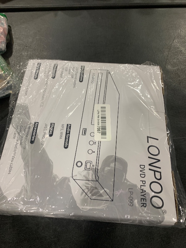 Photo 1 of DVD Player HDMI for TV, LONPOO Compact Multi Region DVD CD Disc Player with Full HD Picture Quality,Anti-Skip,No Picture Freeze,Noise Cancellation,Microphone Port,USB Playback,HDMI & AV Cable Included