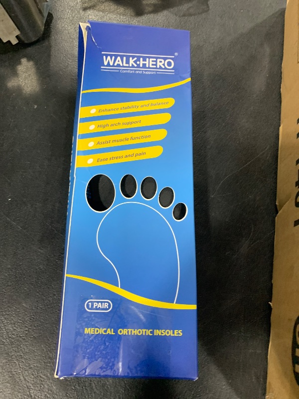Photo 1 of Plantar Fasciitis Relief - Arch Support Insoles for Men Women, Shoe Inserts for Flat Feet, Orthotic Shoe Insoles All-Day Energy and Comfort with Every Step (Mens 12-12 1/2 | Womens 14-14 1/2)