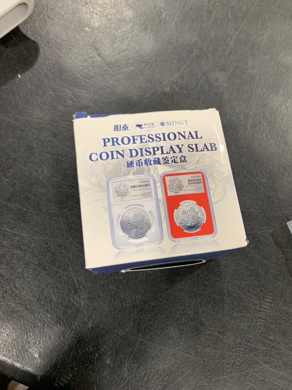 Photo 1 of 10-Pack Silver Dollar Coin Holder, 38mm Collection Coin Holder, Clear Acrylic Coin Slab Protectors and Display Case for Morgan, Peace, IKE Silver Coin, Four-Point Fixation Coin Capsules