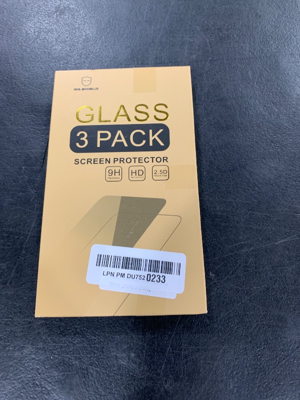 Photo 1 of Mr.Shield Screen Protector compatible with iPhone 16 / iPhone 15 [6.1 Inch] [Tempered Glass] [3-PACK] [Japan Glass with 9H Hardness]