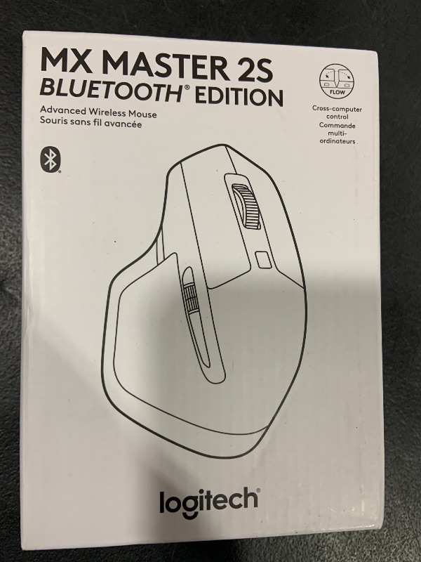 Photo 1 of Logitech MX Master 2S Bluetooth Edition Wireless Mouse – Use on Any Surface, Hyper-Fast Scrolling, Ergonomic, Rechargeable, Control Up to 3 Apple Mac and Windows Computers - Graphite