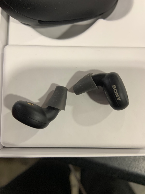 Photo 4 of Sony CRE-E10 Self-Fitting OTC Hearing Aids for Mild to Moderate Hearing Loss, Prescription-Grade Sound Quality, Comfortable Earbud Design, Bluetooth Enabled for iOS, and Rechargeable Battery, Black