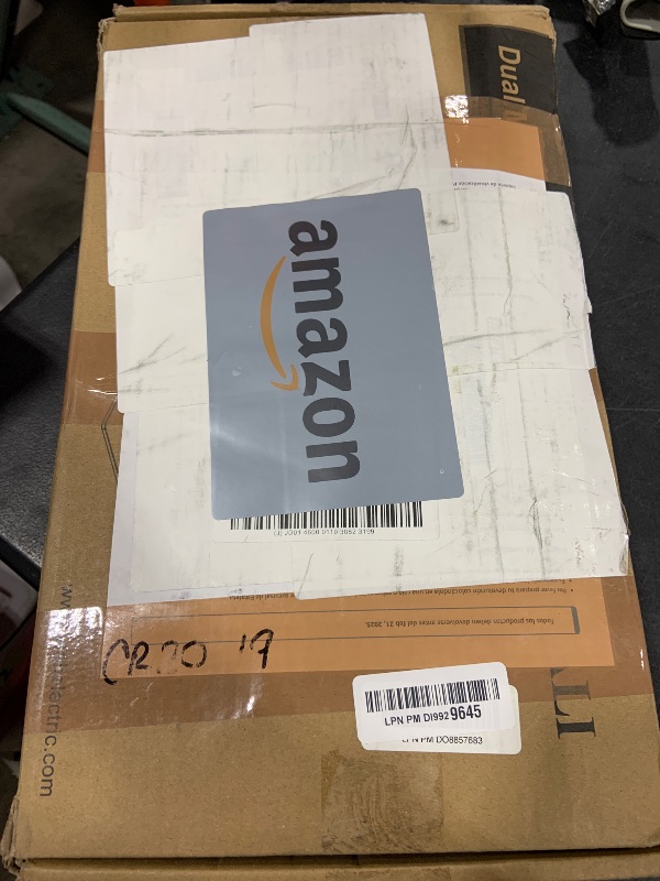 Photo 1 of WALI Vertical Dual Monitor Stand, Universal Monitor Mount for Desk Fits up to 32 inch, 33lb Screen,Flat/ Curved Screen Stand for TV HP DELL Acer LG Monitor,Mounting Hole 75 to 100mm(GMF002XLSN),Black