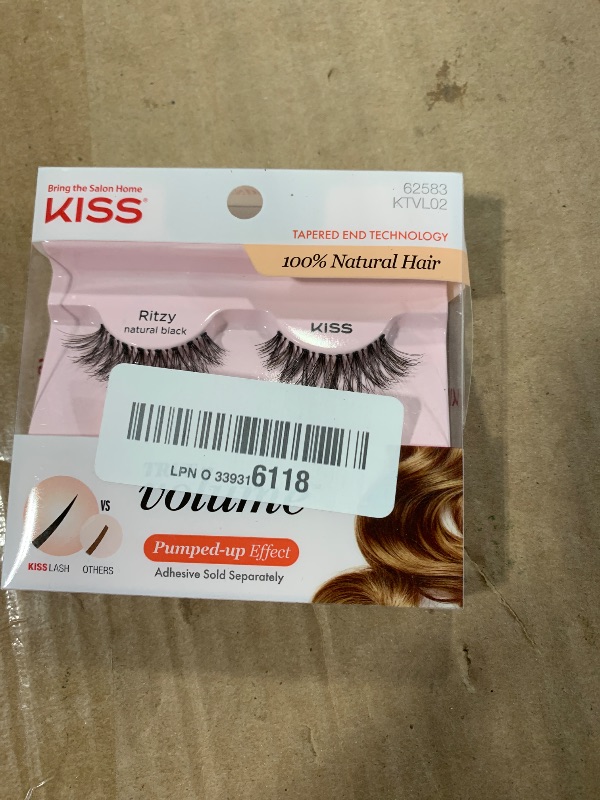 Photo 1 of 1 PACK Kiss True Volume Lashes -Ritzy by Kiss