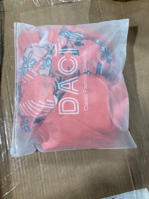 Photo 1 of Daci Pink Plus Size Swim Dress with Boyshorts for Women Mesh Tankini Swimsuits Flowy Two Piece Bathing Suits XXL