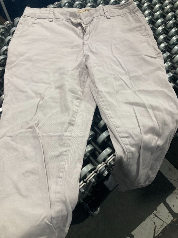 Photo 1 of & Company Womens Premium Stretch All Day Comfort Flat Front Trousers Chino Pants PW31201T LGREY 13
